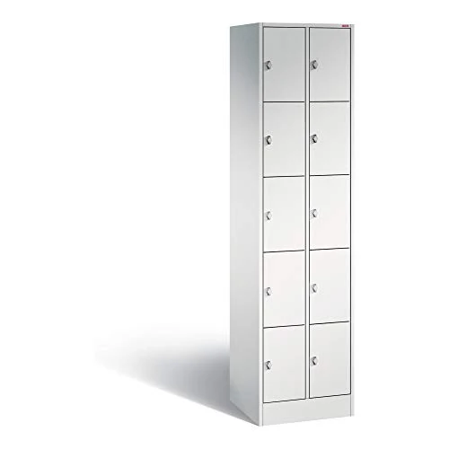 STIER Schließfachschrank mit 5 Fächern 1950x240x480mm