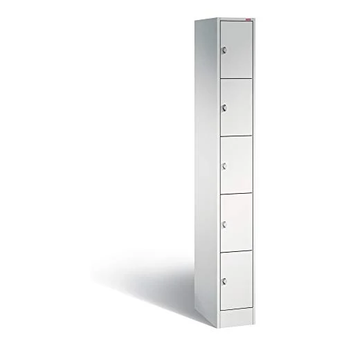 STIER Schließfachschrank mit 5 Fächern 1950x240x480mm