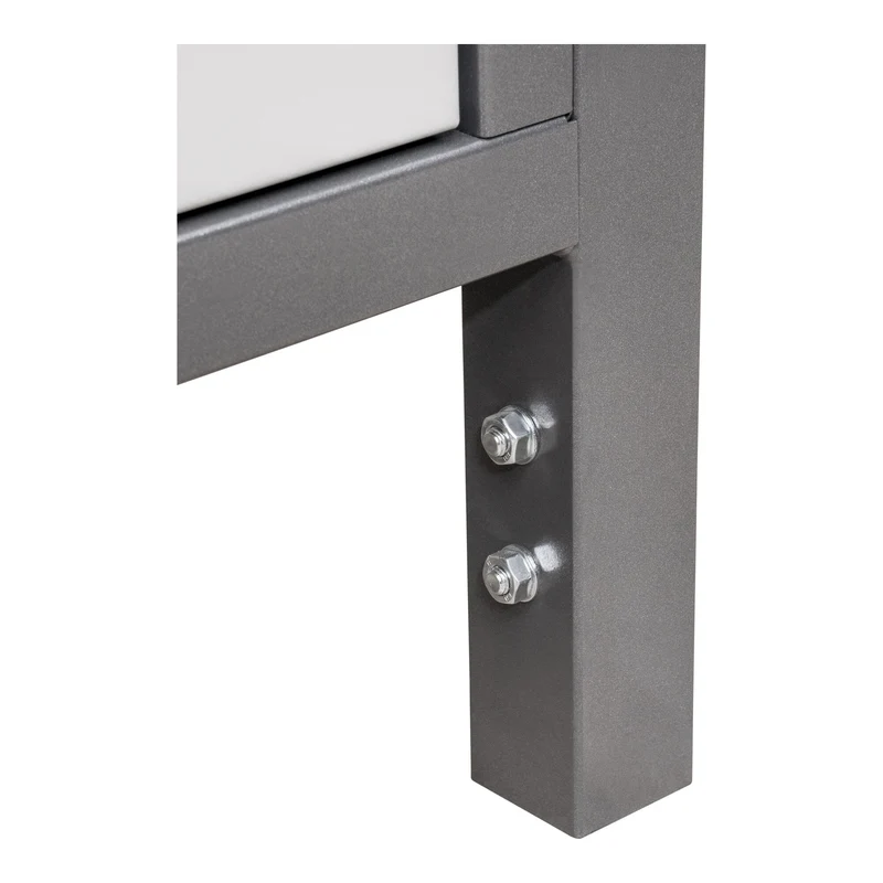 STIER Höhenverstellbare Werkbank Premium mit 2 Schubladen und 2 Flügeltüren BxTxH 1500x700x840-1040mm