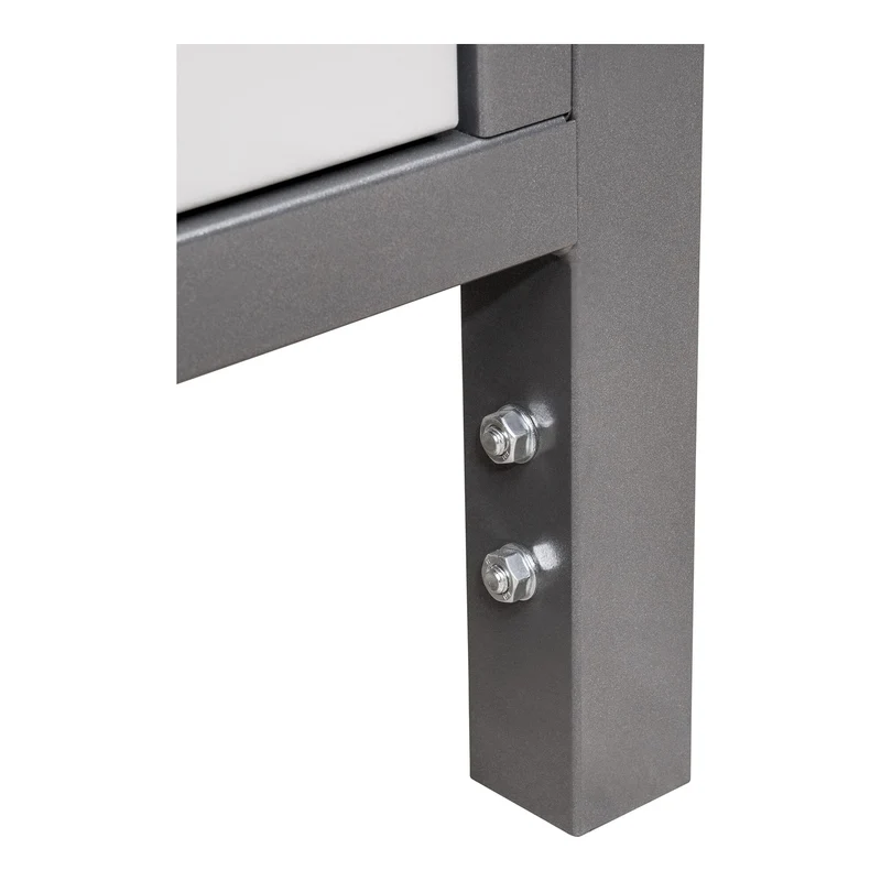 STIER Höhenverstellbare Werkbank Premium mit 2 Schubladen und 2 Flügeltüren BxTxH 1500x700x840-1040mm