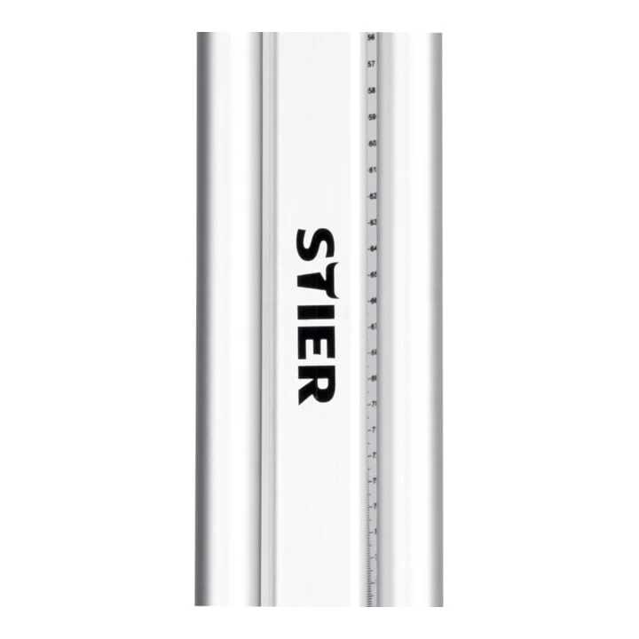 STIER Baustativ 340 cm für Rotationslaser 5/8 Zoll mit metrischer Skala