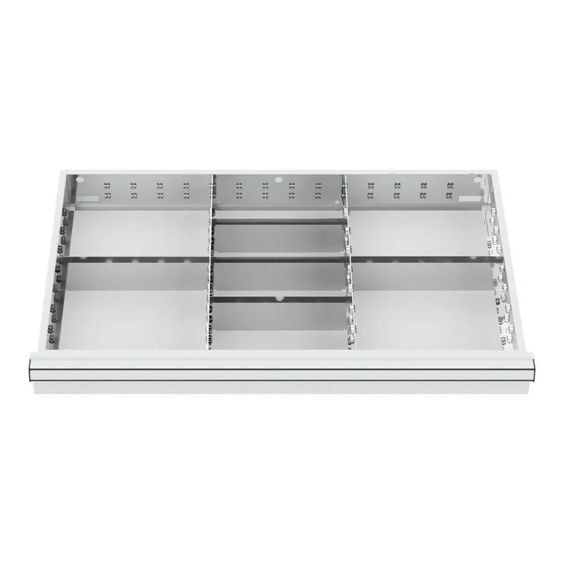 STIER Schubladeneinteilung Metalleinteilung BLH 75 mm Innenmaß 800x450 mm 8