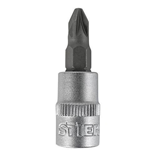 STIER Pozidriv-Bit-Steckschlüsseleinsatz 1/4" PZ 0 - 2 Stecknuss Steckschlüssel