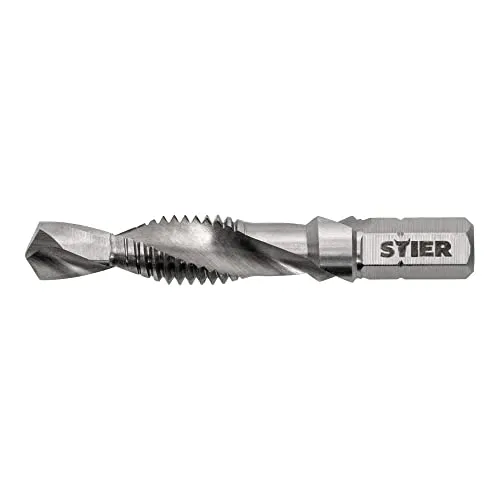 STIER Kombigewindebohrer Bit M3 bis M10 DIN 3126 HSS-G 1/4"-Sechskant