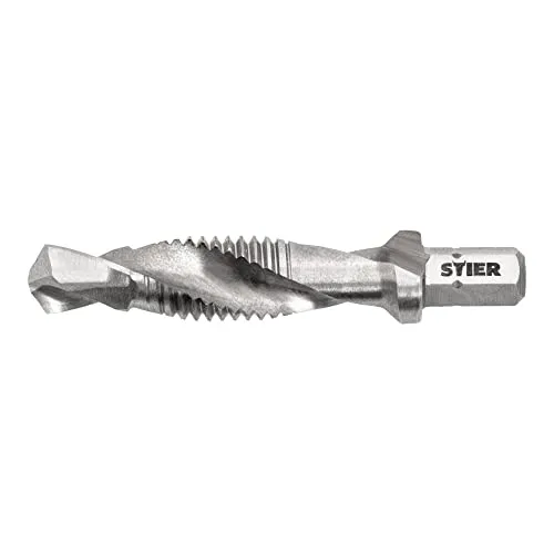 STIER Kombigewindebohrer Bit M3 bis M10 DIN 3126 HSS-G 1/4"-Sechskant