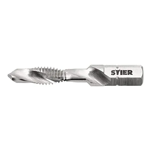 STIER Kombigewindebohrer Bit M3 bis M10 DIN 3126 HSS-G 1/4"-Sechskant