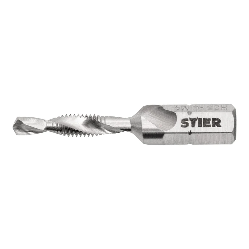 STIER Kombigewindebohrer Bit M3 bis M10 DIN 3126 HSS-G 1/4"-Sechskant