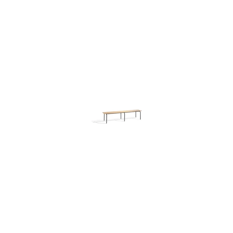 STIER Sitzbank stapelbar mit Buchenholzleisten 460x1200x460mm