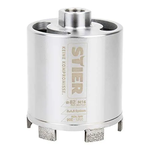 STIER Premium Diamant Dosensenker Durchmesser: 68-82 mm M16 mit/ohne DAS System