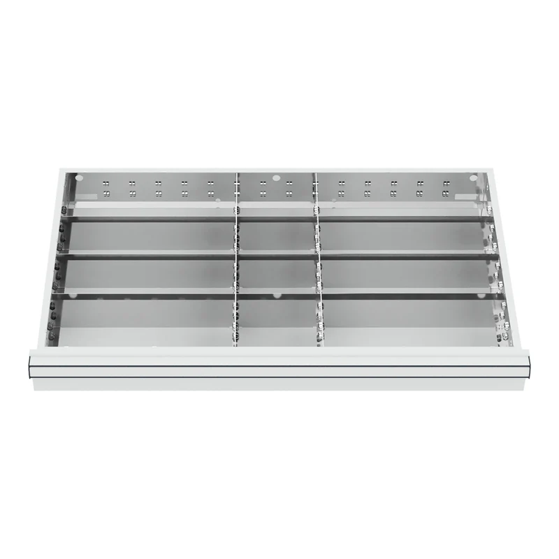 STIER Schubladeneinteilung Metalleinteilung BLH 75 mm Innenmaß 800x450 mm 12