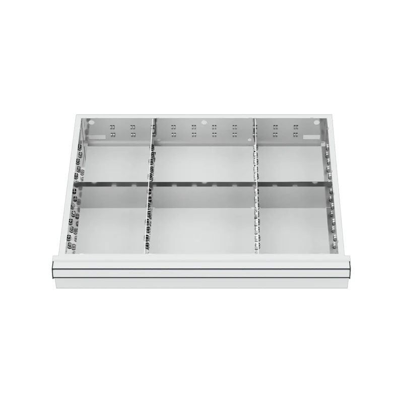 STIER Schubladeneinteilung Metalleinteilung BLH 200-300 mm Innenmaß 600x450 mm 6