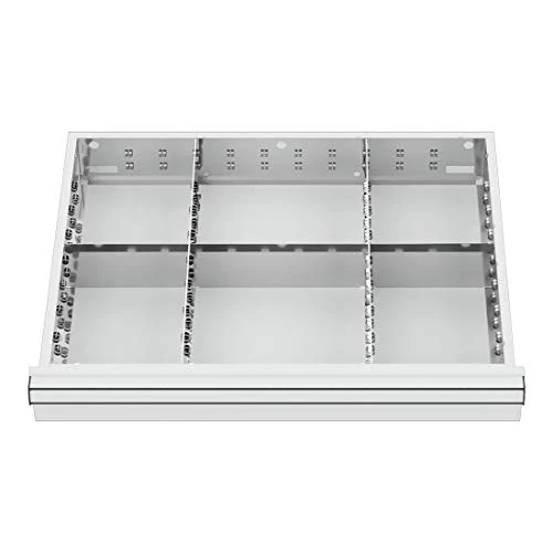 STIER Schubladeneinteilung Metalleinteilung BLH 200-300 mm Innenmaß 600x450 mm 6