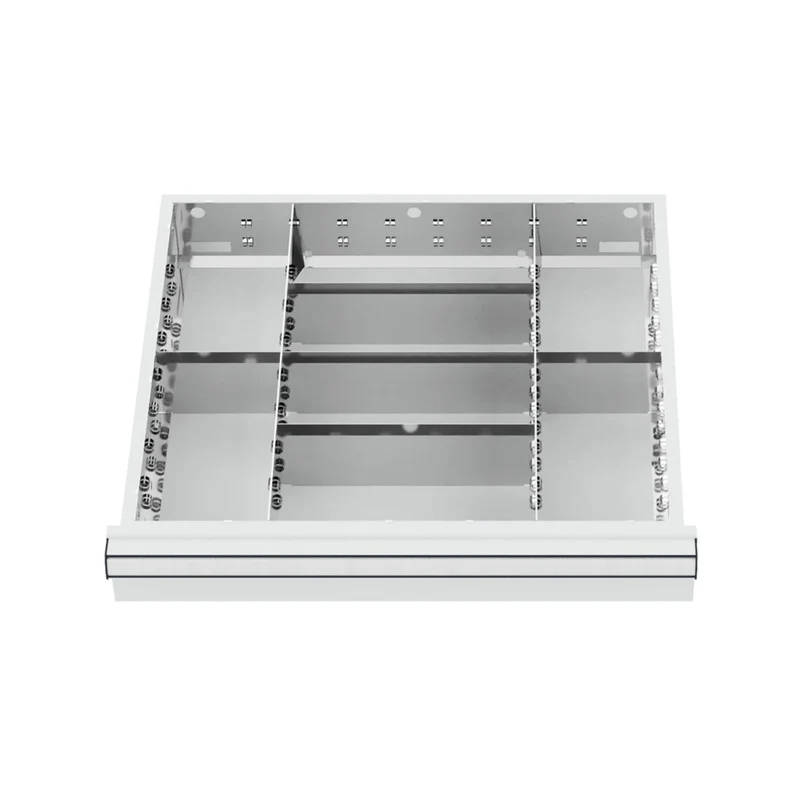 STIER Schubladeneinteilung Metalleinteilung BLH 150/175 mm Innenmaß 500x450 mm 8
