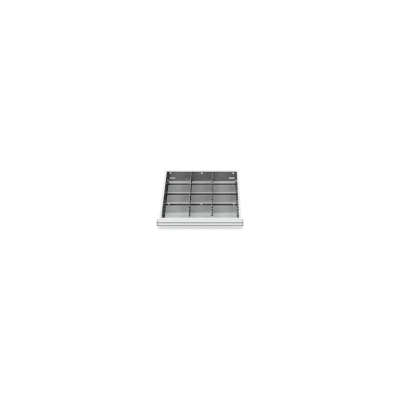 STIER Schubladeneinteilung Metalleinteilung BLH 75 mm Innenmaß 500x450 mm 12