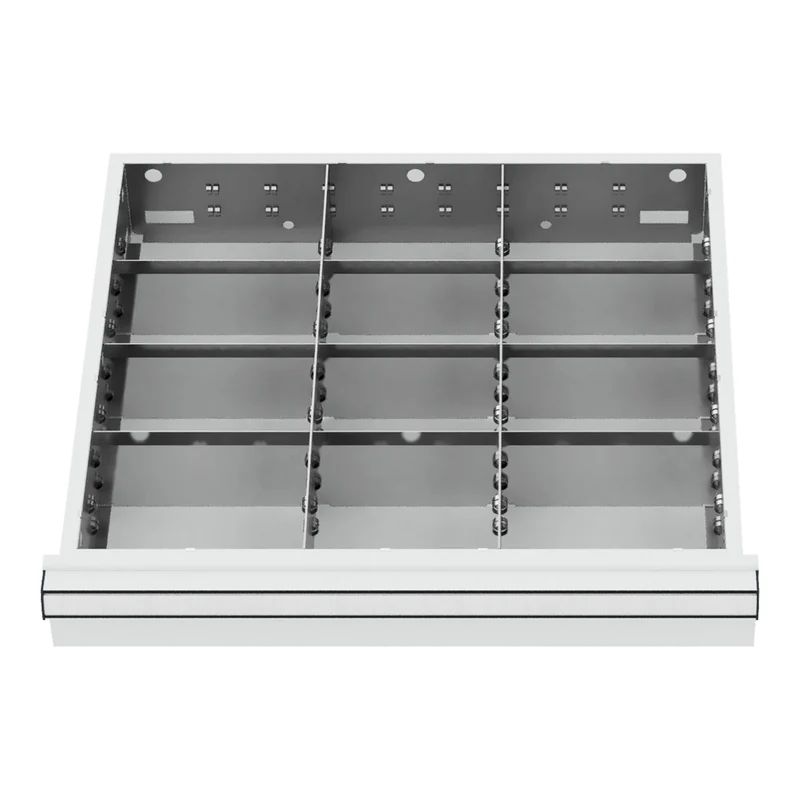 STIER Schubladeneinteilung Metalleinteilung BLH 150/175 mm Innenmaß 500x450 mm