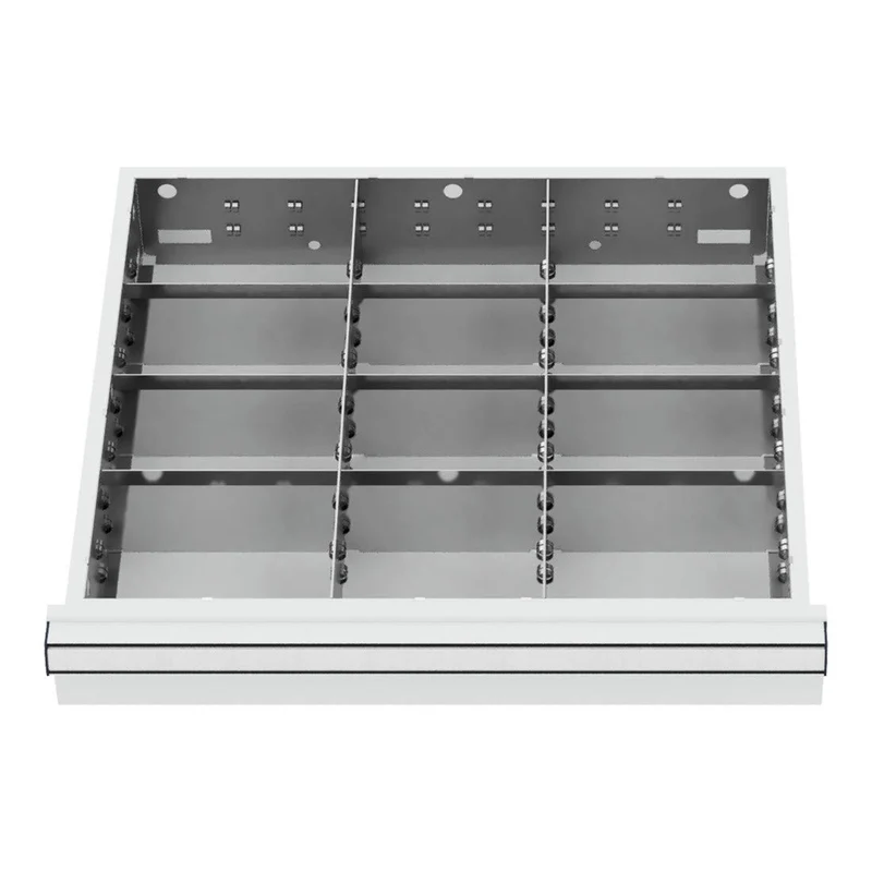 STIER Schubladeneinteilung Metalleinteilung BLH 150/175 mm Innenmaß 500x450 mm