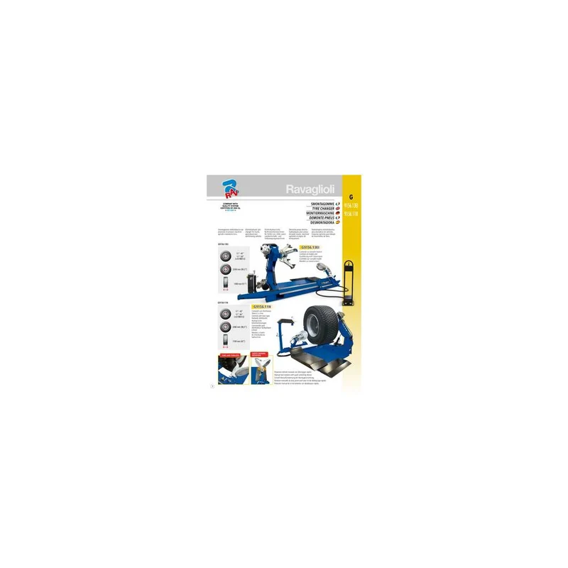 Ravaglioli Reifenmontiermaschine G9156.11N