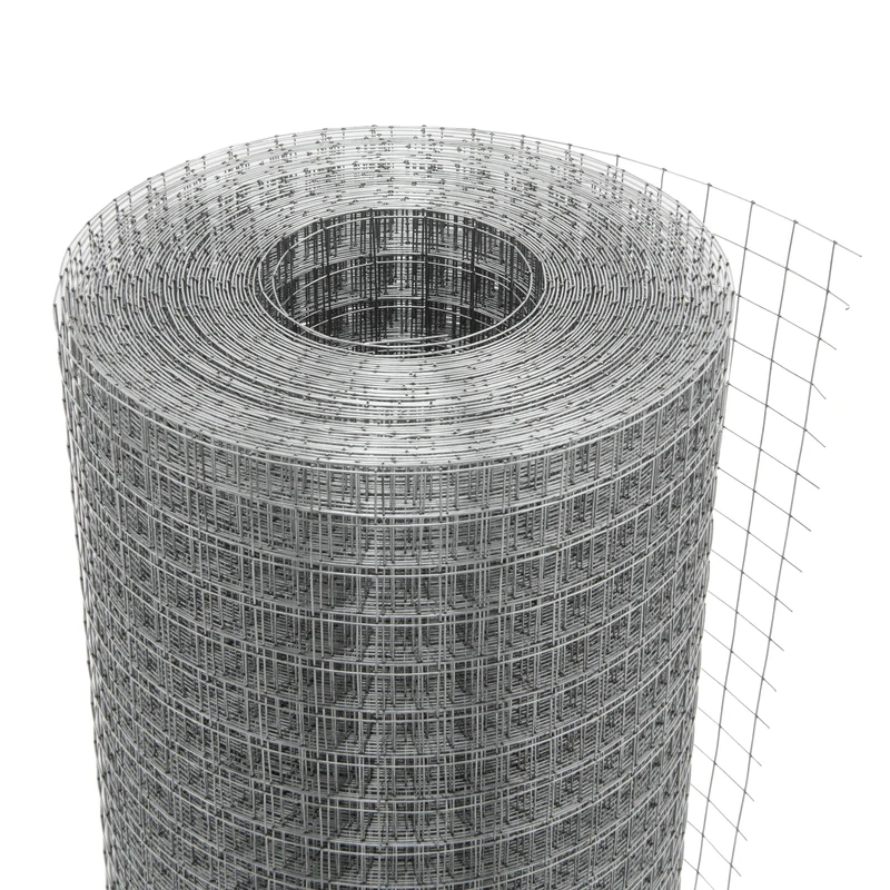 Volierendraht Silber aus verzinktem Stahl 1x25m Drahtstärke 1,2mm Maschenweite 19x19mm
