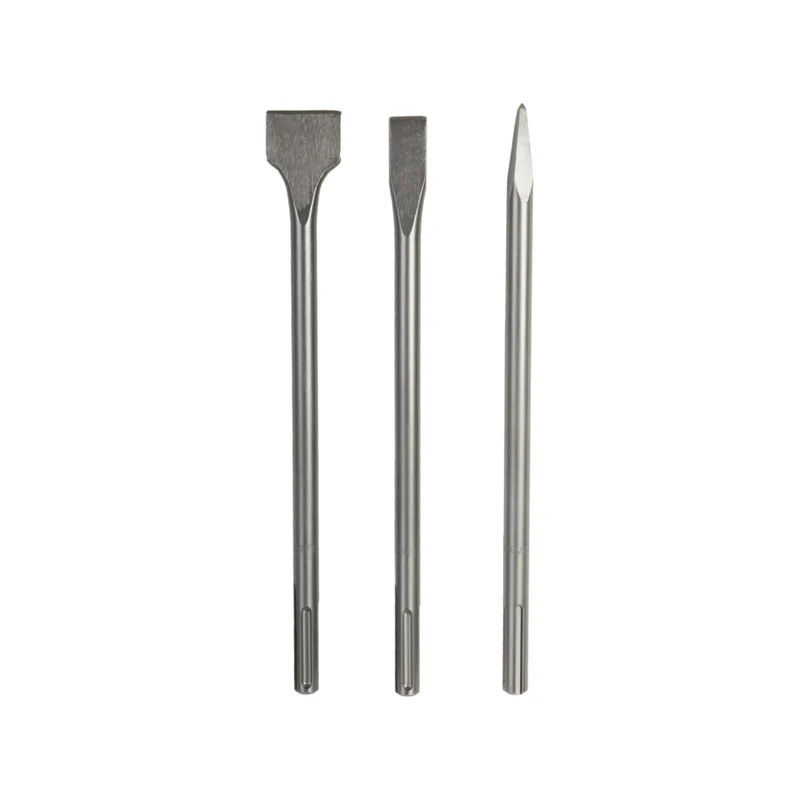STIER Meißel-Set SDS-plus/-max 3-teilig Bohrmeißel SDS Meißel Bohrhammer Meißel
