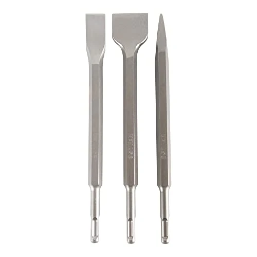 STIER Meißel-Set SDS-plus/-max 3-teilig Bohrmeißel SDS Meißel Bohrhammer Meißel