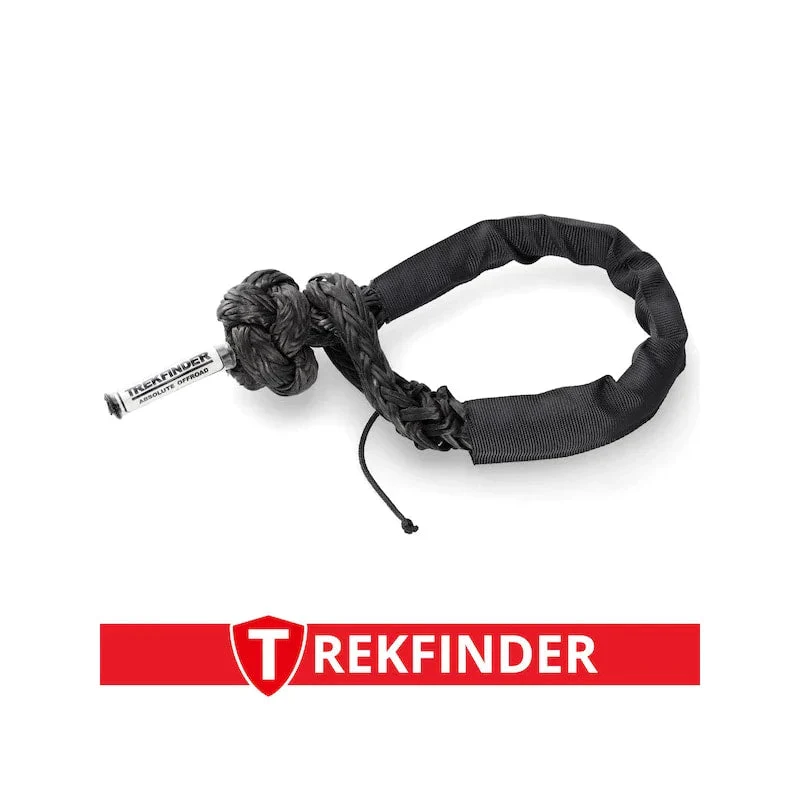 Softschäkel Off-Road Schäkel / schwarz - Systembruchlast: 8.400 kg - Ø: 10 mm - inkl. Prüfbuch - von Trekfinder
