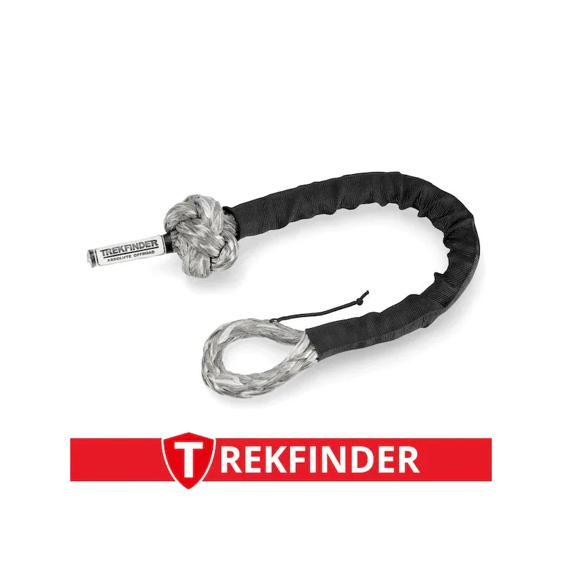 Softschäkel Off-Road Schäkel / grau - Systembruchlast: 12.000 kg - Ø: 12 mm - inkl. Prüfbuch - von Trekfinder
