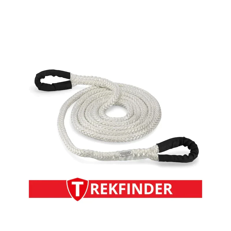 Bergeseil Off-Road Kinetikseil - Ø: 24 mm / verschiedene Längen / Systembruchlast: 10 t / Zugdehnung: 30 % - inkl. Prüfbuch - von Trekfinder