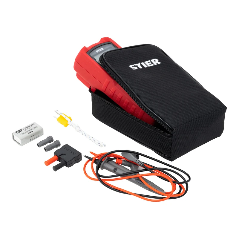 STIER Profi Digital Multimeter 0,01mV - 1000V AC/DC wasserdicht CAT III 1000V