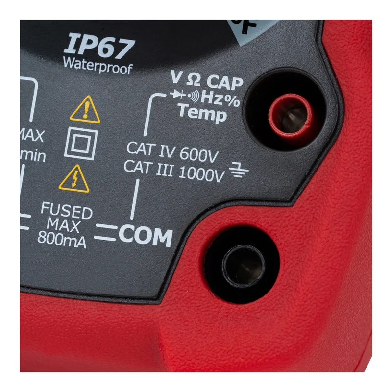 STIER Profi Digital Multimeter 0,01mV - 1000V AC/DC wasserdicht CAT III 1000V