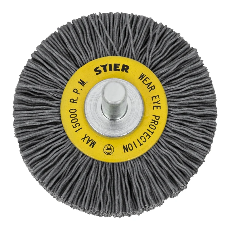 STIER Rundbürste Scheibenbürste gewellt | gezopft | diverse Größen & Materialien