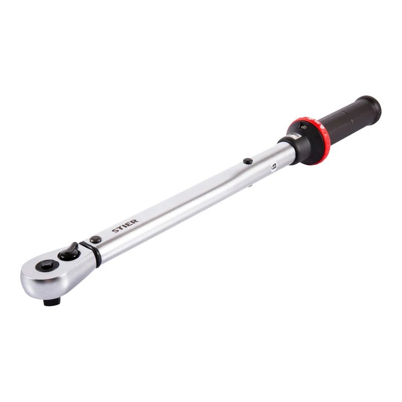 STIER Drehmomentschlüssel mit Umschaltknarre 1/2'' Aufnahme 10-50 Nm