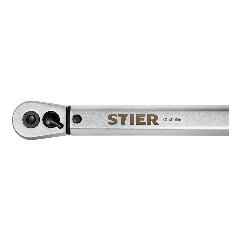 STIER Drehmomentschlüssel mit Umschaltknarre 1/2'' Aufnahme 10-50 Nm