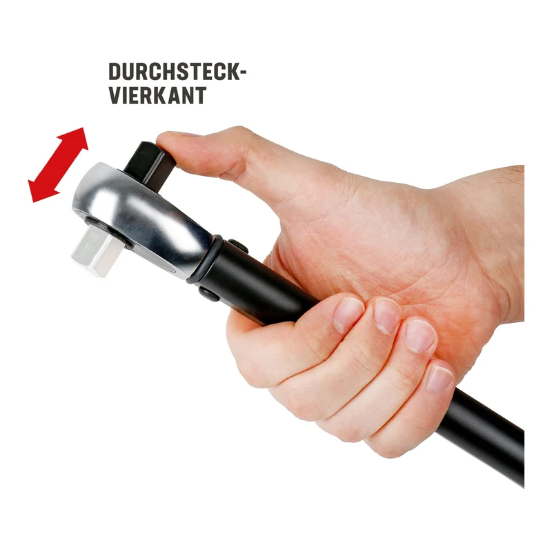 STIER Drehmomentschlüssel mit Umschaltknarre 1/2'' Aufnahme 10-50 Nm