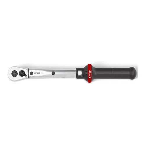 STIER Drehmomentschlüssel mit Umschaltknarre 1/2'' Aufnahme 10-50 Nm