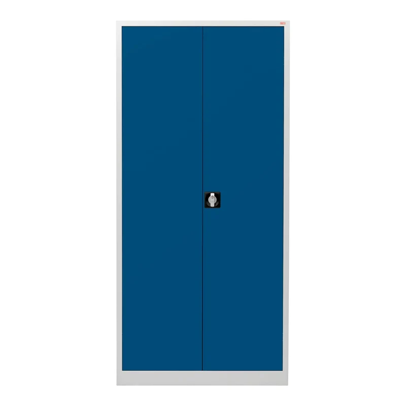 STIER Universalschrank mit 4 Fachböden à 40kg Tragkraft | 1950x920x420mm | verschließbar | enzianblau | verschweißt