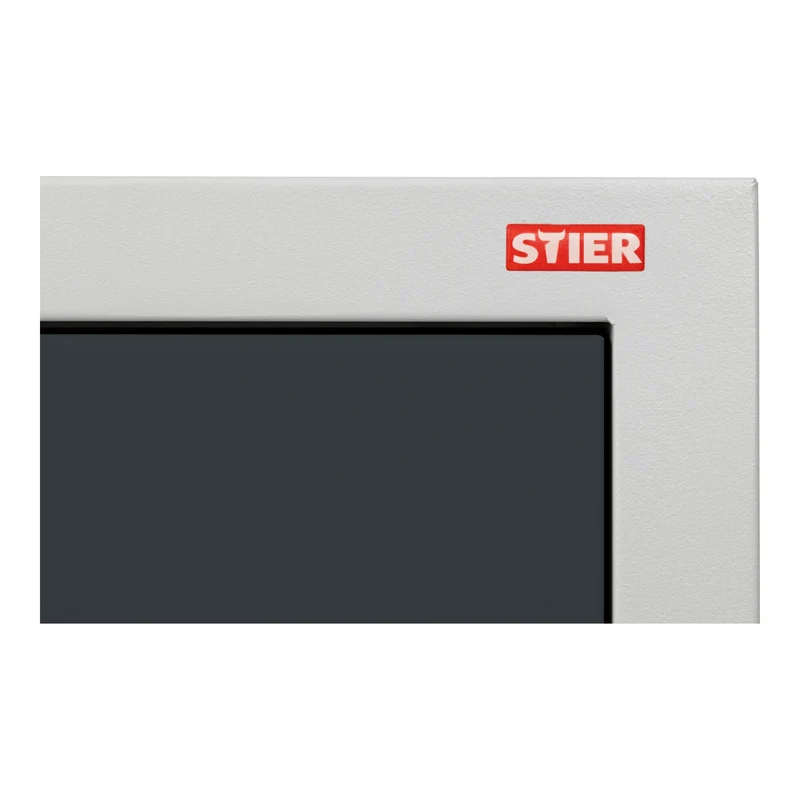 STIER Garderobenspind | Anbauelement | 1800x300x500mm | lichtgrau | Metallschrank | erweiterbar | Schließfach | 1 Fach | Spind | sicheres Verschließen von Wertsachen | Garderobenschrank