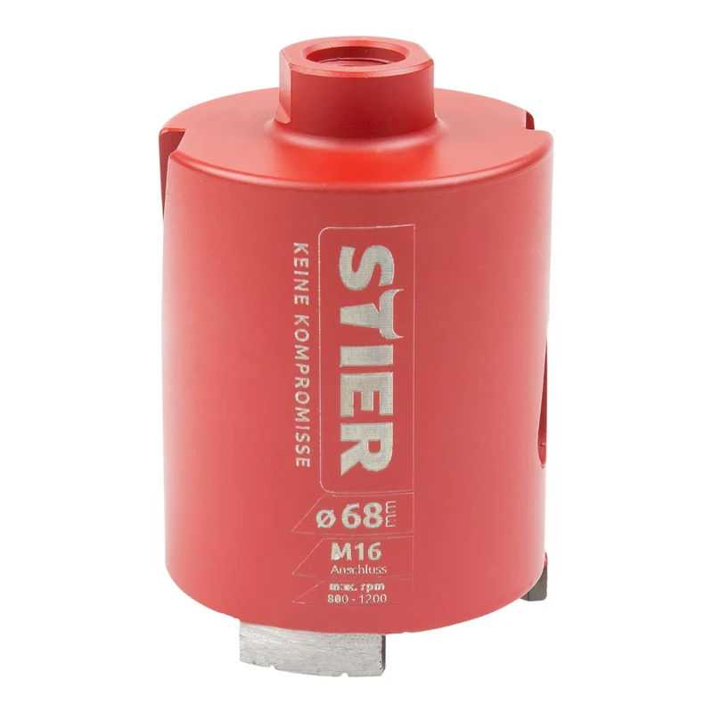 STIER Dosensenker Universal M16 68 mm bis 82 mm Dosenbohrer Bohrkrone