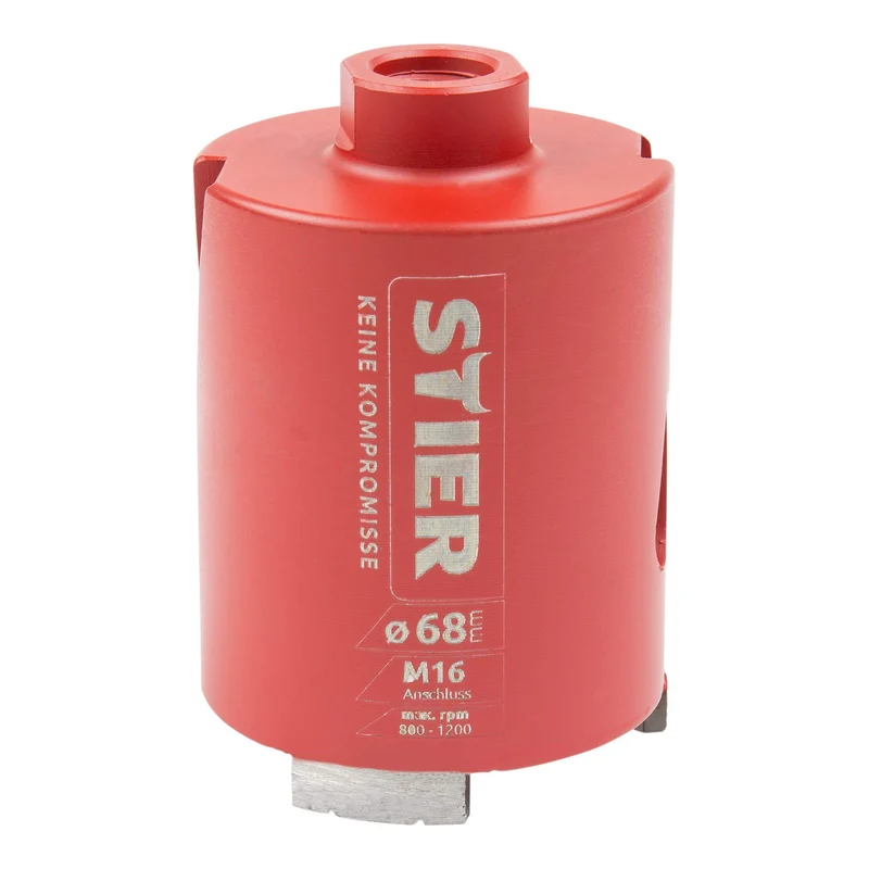 STIER Dosensenker Universal M16 68 mm bis 82 mm Dosenbohrer Bohrkrone