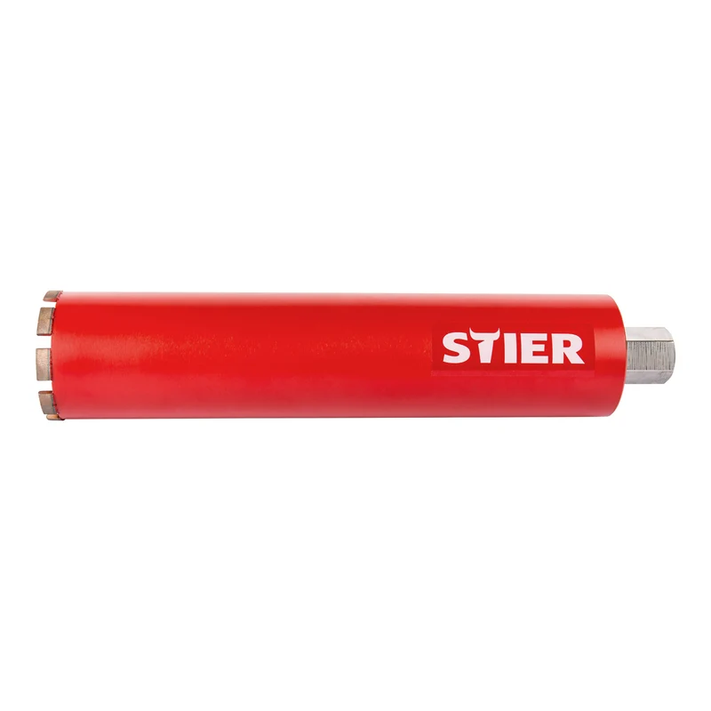 STIER Nass-Diamantbohrkrone Ø 52 bis 200 mm Bohrkrone Dosenbohrer Stahlbeton