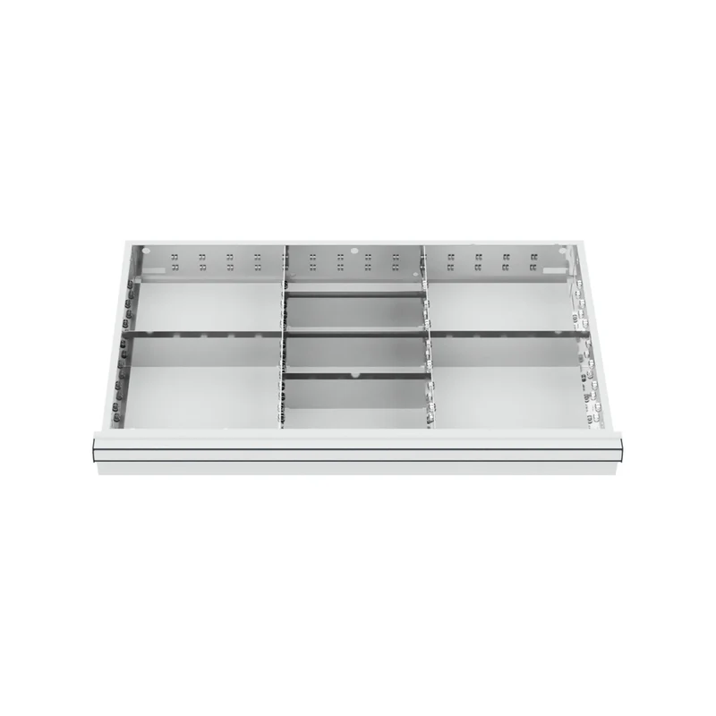 STIER Schubladeneinteilung Metalleinteilung BLH 100/125 mm Innenmaß 800x450 mm 8