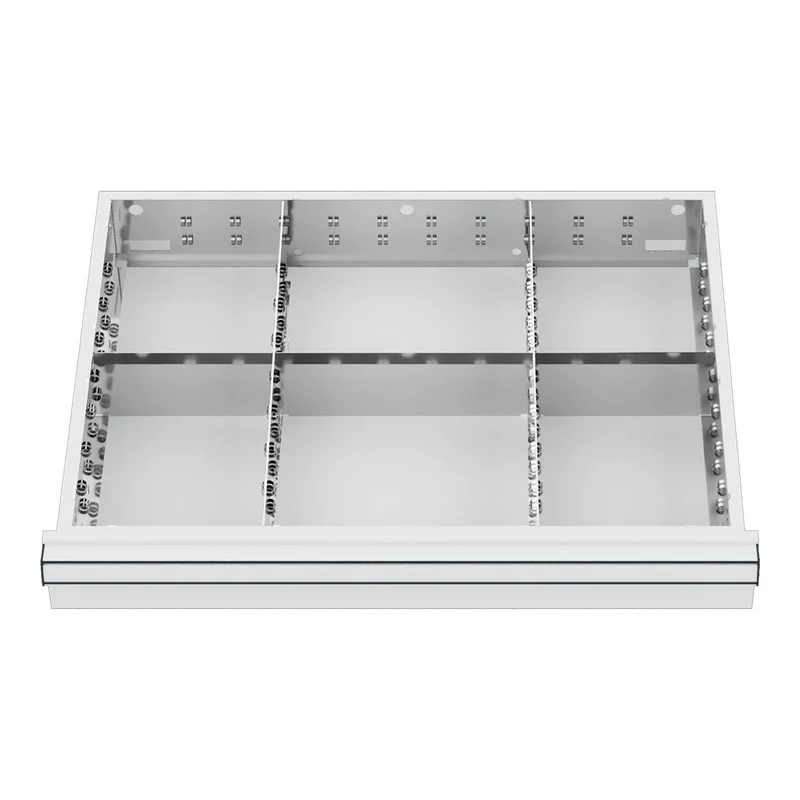 STIER Schubladeneinteilung Metalleinteilung BLH 150/175 mm Innenmaß 600x450 mm 6