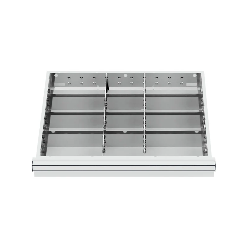 STIER Schubladeneinteilung Metalleinteilung BLH 75 mm Innenmaß 600x450 mm 12
