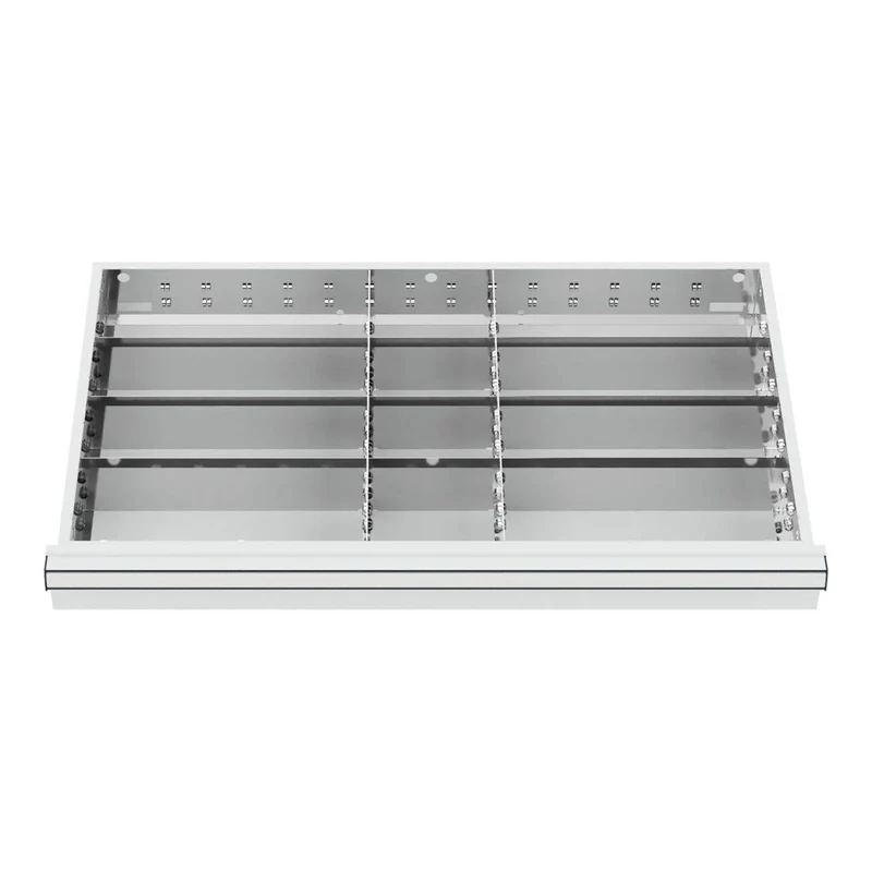 STIER Schubladeneinteilung Metalleinteilung BLH 150/175 mm Innenmaß 800x450 mm
