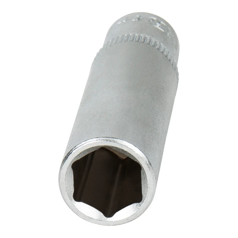 STIER Tiefbett-Sechskant-Steckschlüsseleinsatz 1/4, 3/8, 1/2 Zoll mit SW 4-22 mm