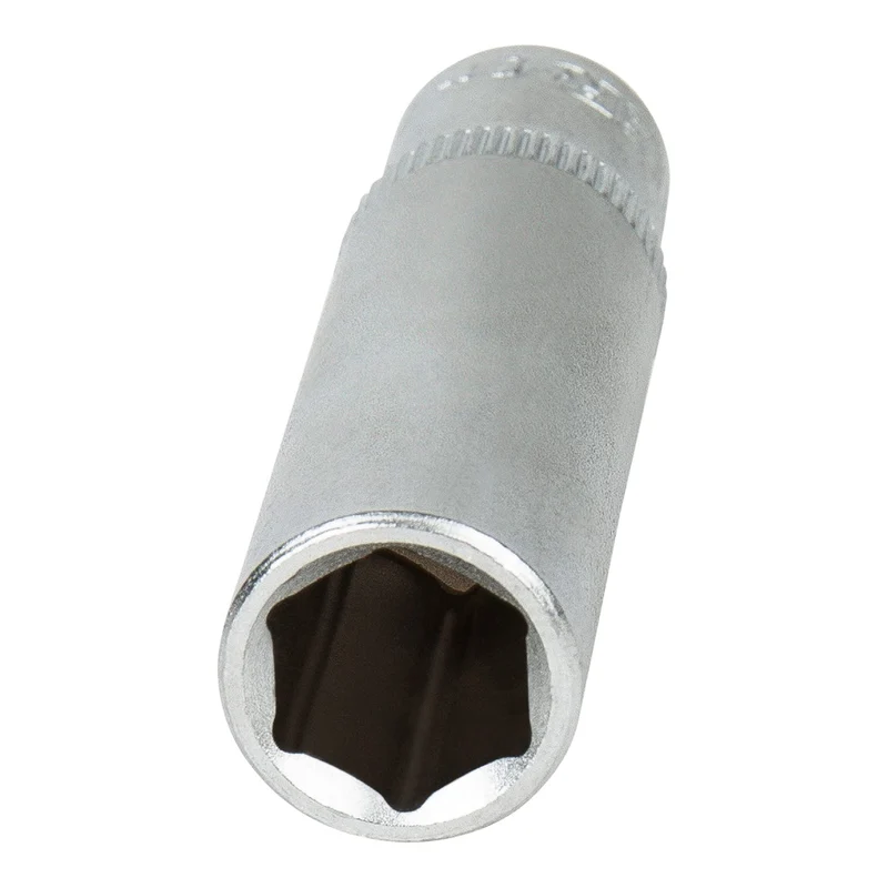 STIER Tiefbett-Sechskant-Steckschlüsseleinsatz 1/4, 3/8, 1/2 Zoll mit SW 4-22 mm
