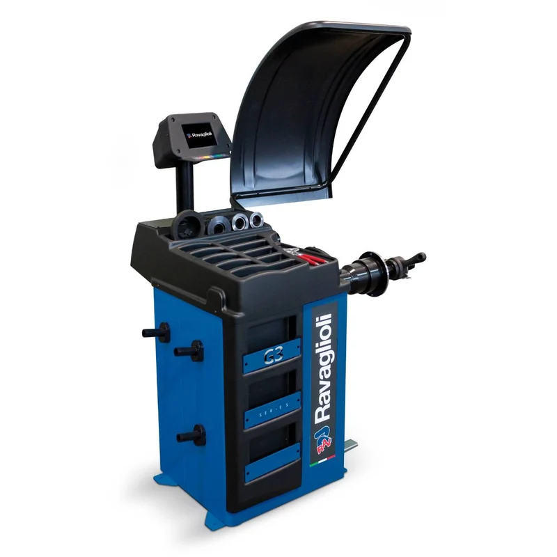 Ravaglioli Elektronische mikroprozessorgesteuerte Radauswuchtmaschine GP3.128NR
