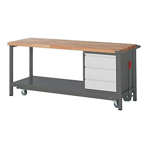 STIER Schubladenschrank mit 7 Schubladen BxTxH 700x575x1020 mm inkl. Einteilungsset