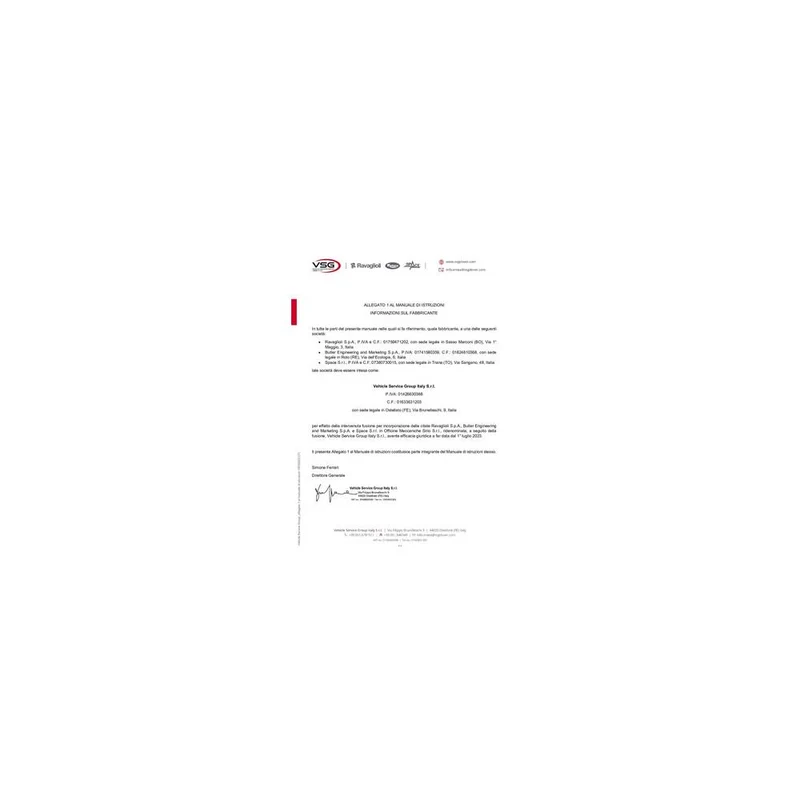 Ravaglioli Achsfreiheber J17X