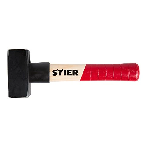 STIER Fäustel Robust+ 1000/1500 g Spezialstahl Langlebig mit Stiel-Schutzhülse