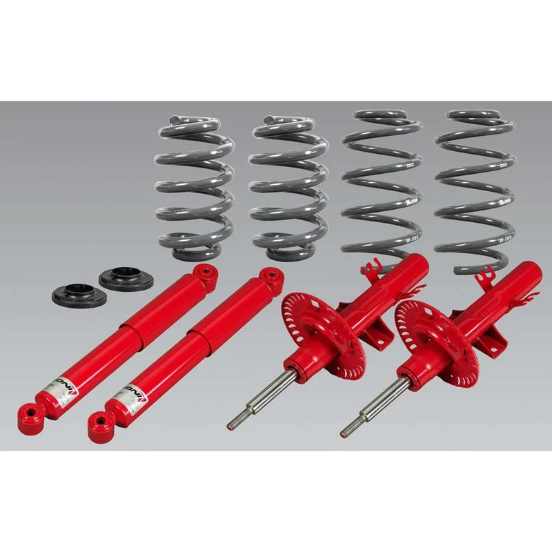 Höherlegungsfahrwerk +40mm passend für VW T5 (2003-2015) & VW T6 (2015-2019) mit Klemmbefestigung